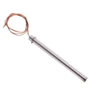 Gloeispiraal / Startpen staal met flens 150mm 350W (Ø12,5mm)