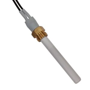 Gloeispiraal / Startpen keramisch 3/8" draad 81mm 250W (Ø10,50mm)