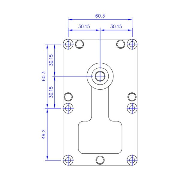 Mellor Vijzelmotor type FB1137 - 4,75rpm met as Ø8,5mm - Afbeelding 2