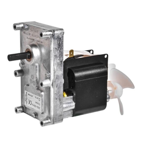 Mellor Vijzelmotor type FB1146 - 5,3rpm met as Ø8,5mm