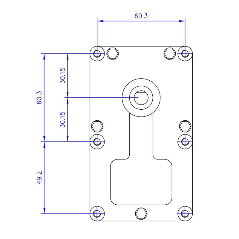 Mellor Vijzelmotor type FB1263 - 3,3rpm met as Ø9,5mm - Afbeelding 3