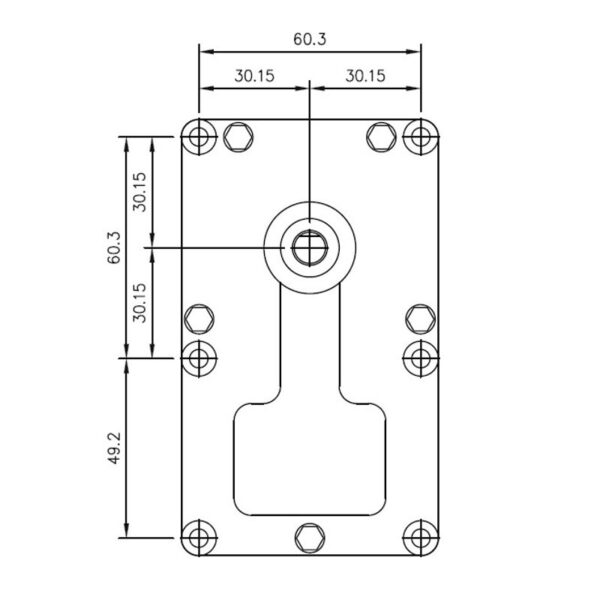 Mellor Vijzelmotor type FB1390 - 25rpm met as Ø9,50mm - Afbeelding 3