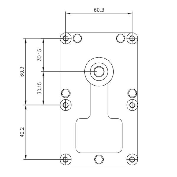 Mellor Vijzelmotor type FB1294 - 2rpm met as Ø9,5mm - Afbeelding 2