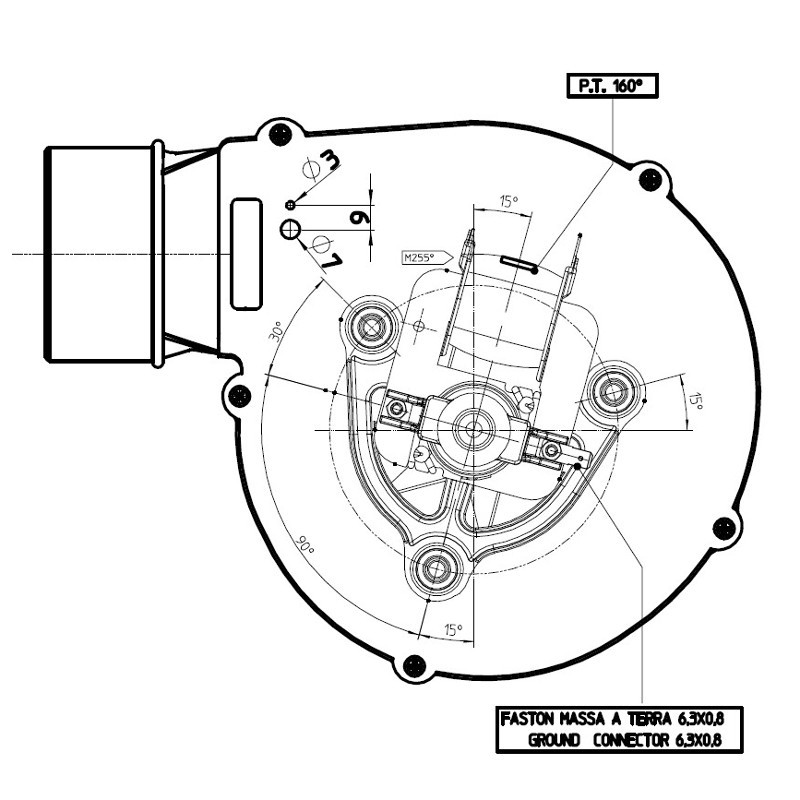 Fergas rookgasventilator type I260912-00 - Afbeelding 4