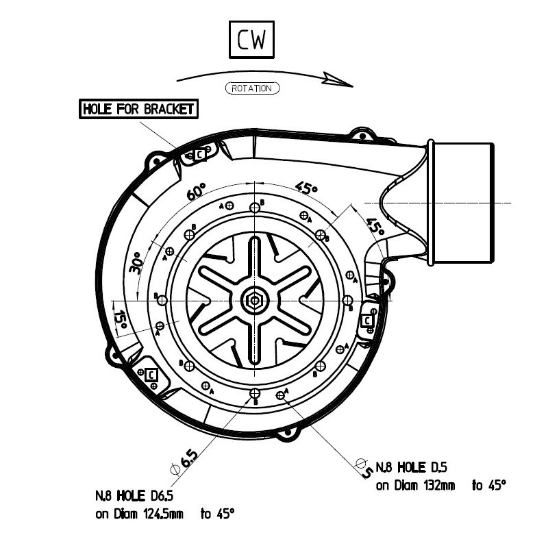Fergas rookgasventilator type I260912-00 - Afbeelding 5