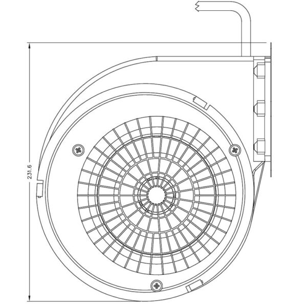 SIT Centrifugaal ventilator type GT500CE01-W935050011 - Afbeelding 3
