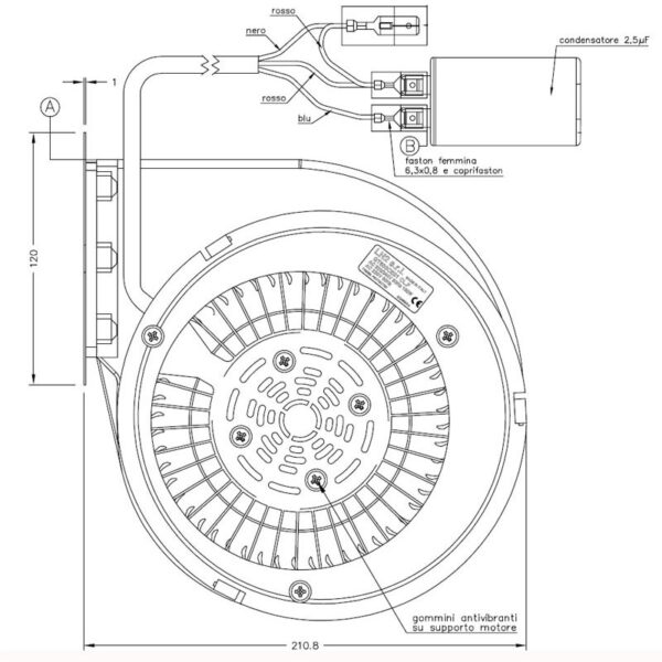 SIT Centrifugaal ventilator type GT500CE01-W935050011 - Afbeelding 4