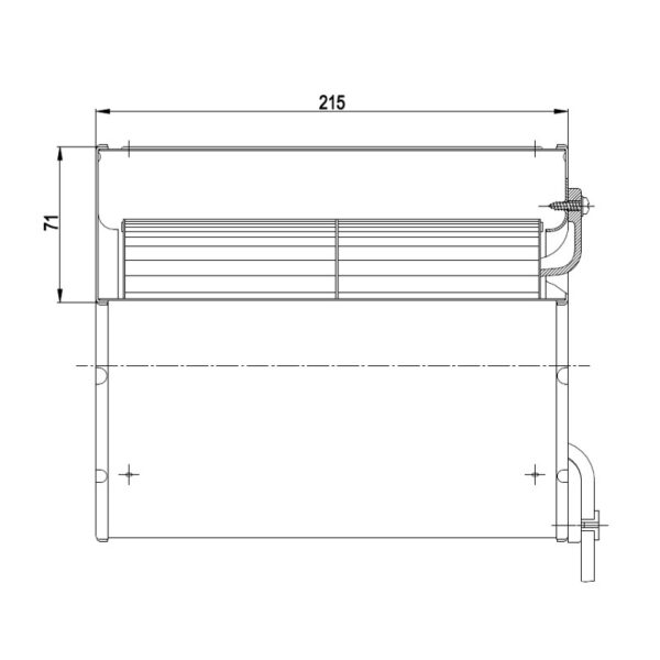 EBM Centrifugaal ventilator type D2E133-AM47-01 - Afbeelding 3