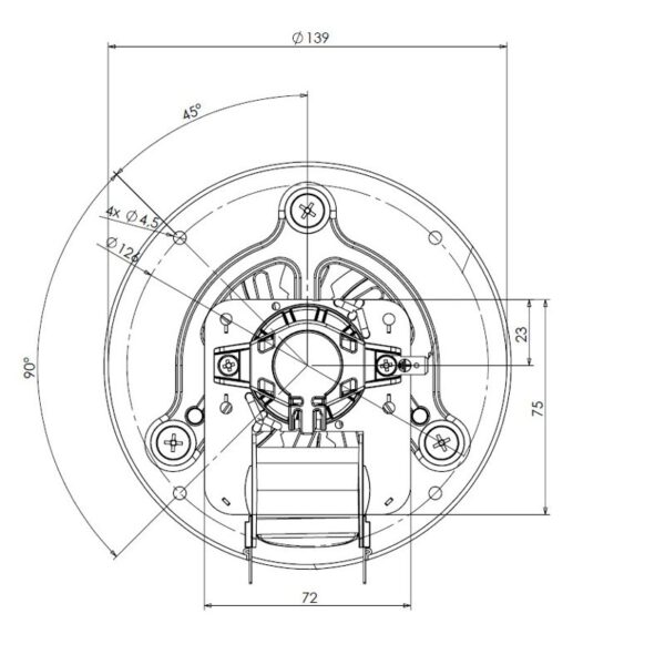 TRIAL rookgasventilator type CAF 12Y-003S - Afbeelding 4