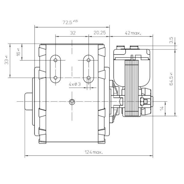 EBM Tangentieel ventilator Ø60mm type QLZ06/0600A1-2513-15 - Afbeelding 3