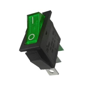 Schakelaar aan/uit groen verlicht